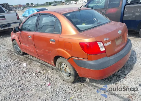 2008 Kia Rio Lx z USA, uszkodzony, nr VIN KNADE123186334642